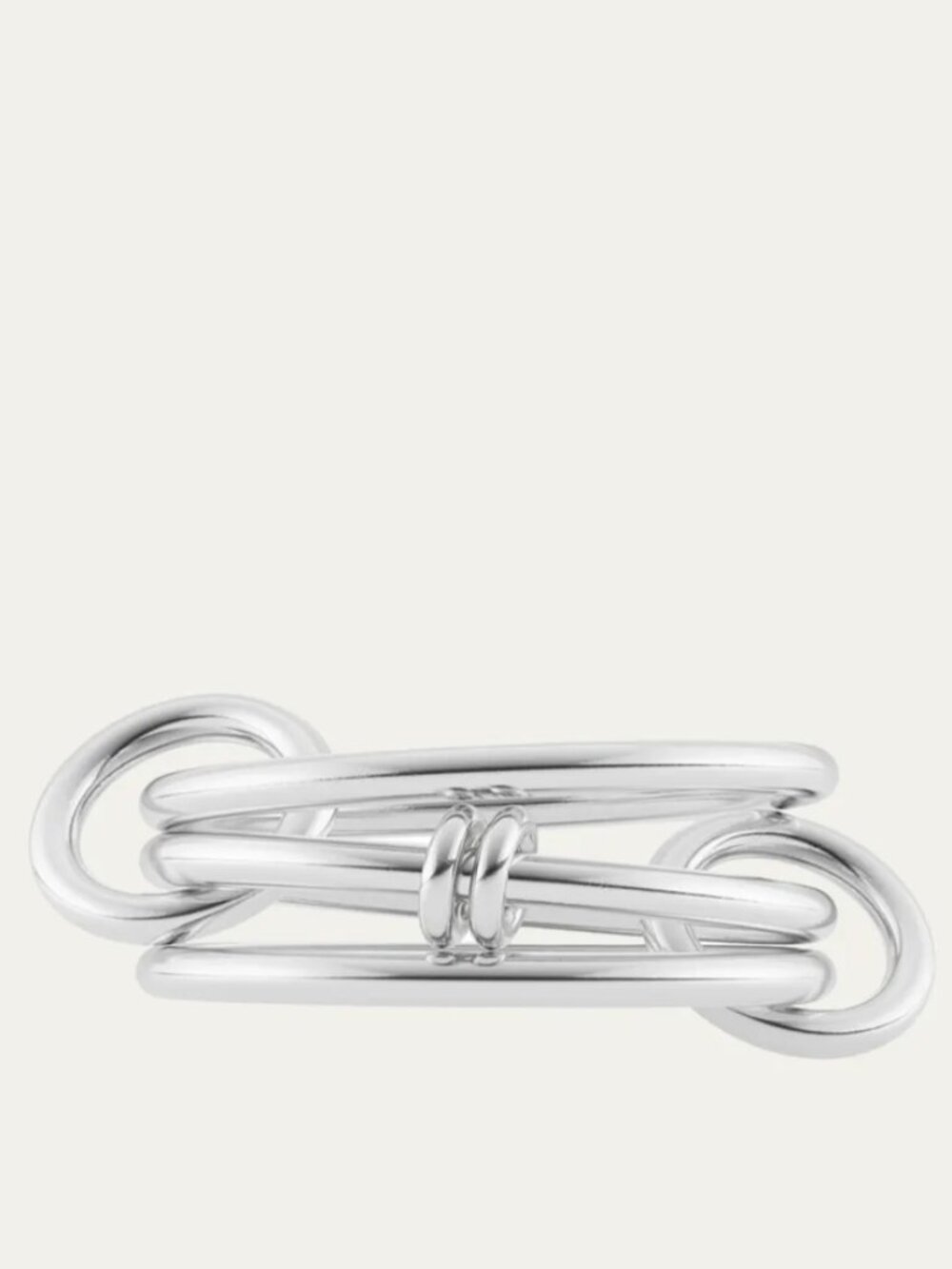 Spinelli Killcollin brand Acacia Silver Three-Link Ring